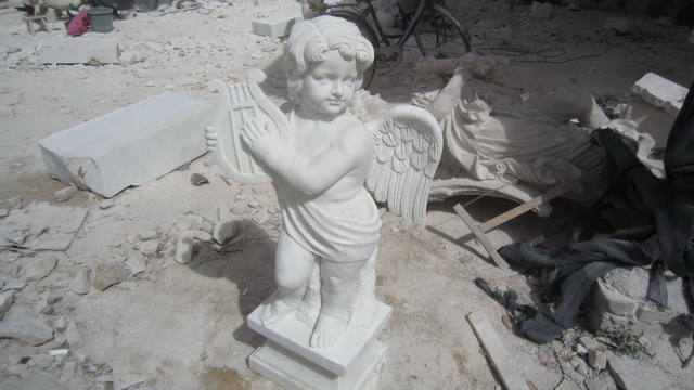 Natural Granite Stone Carving Sculpture for Outdoor Garden Ornament Landscaping
