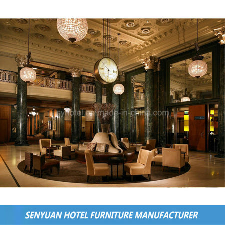 Fabric Upholstered Villa Hotel Lobby Console Sofa (SY-BS41)