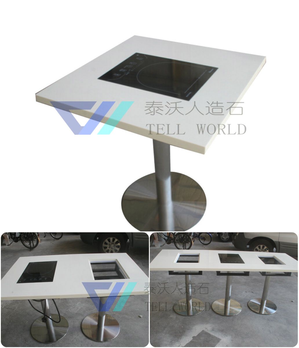 Modern Restaurant Table Hot Pot Table