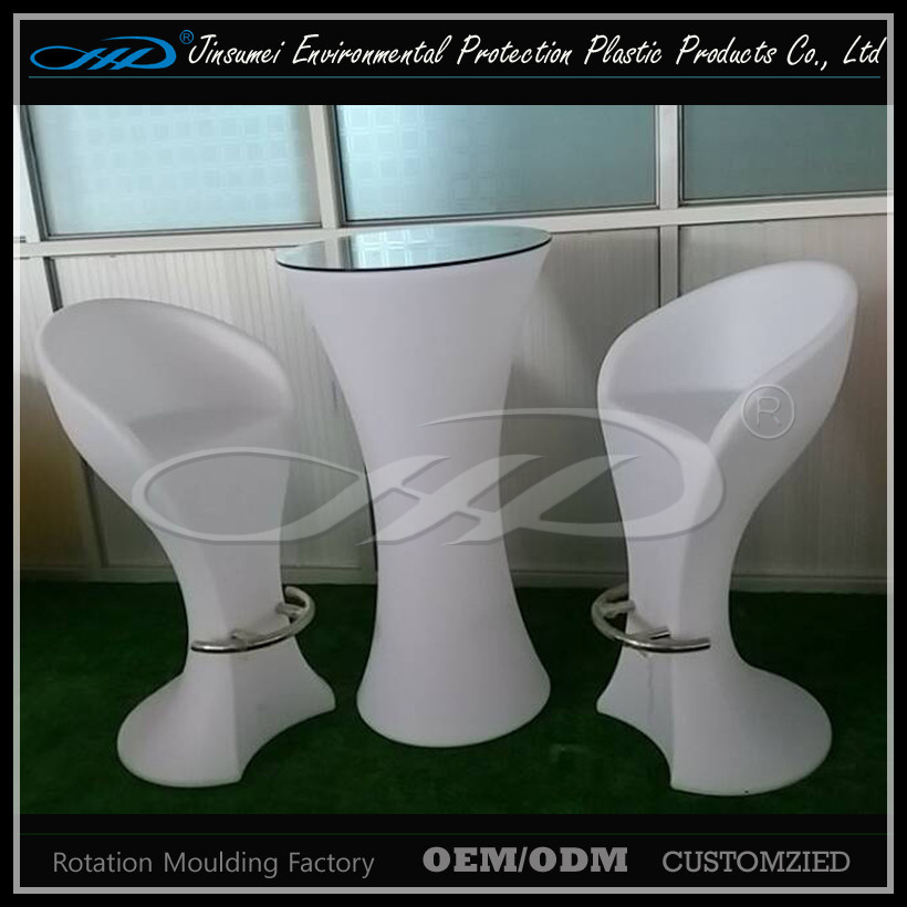 PE Material LED Furniture with Color Changing for Bar Garden
