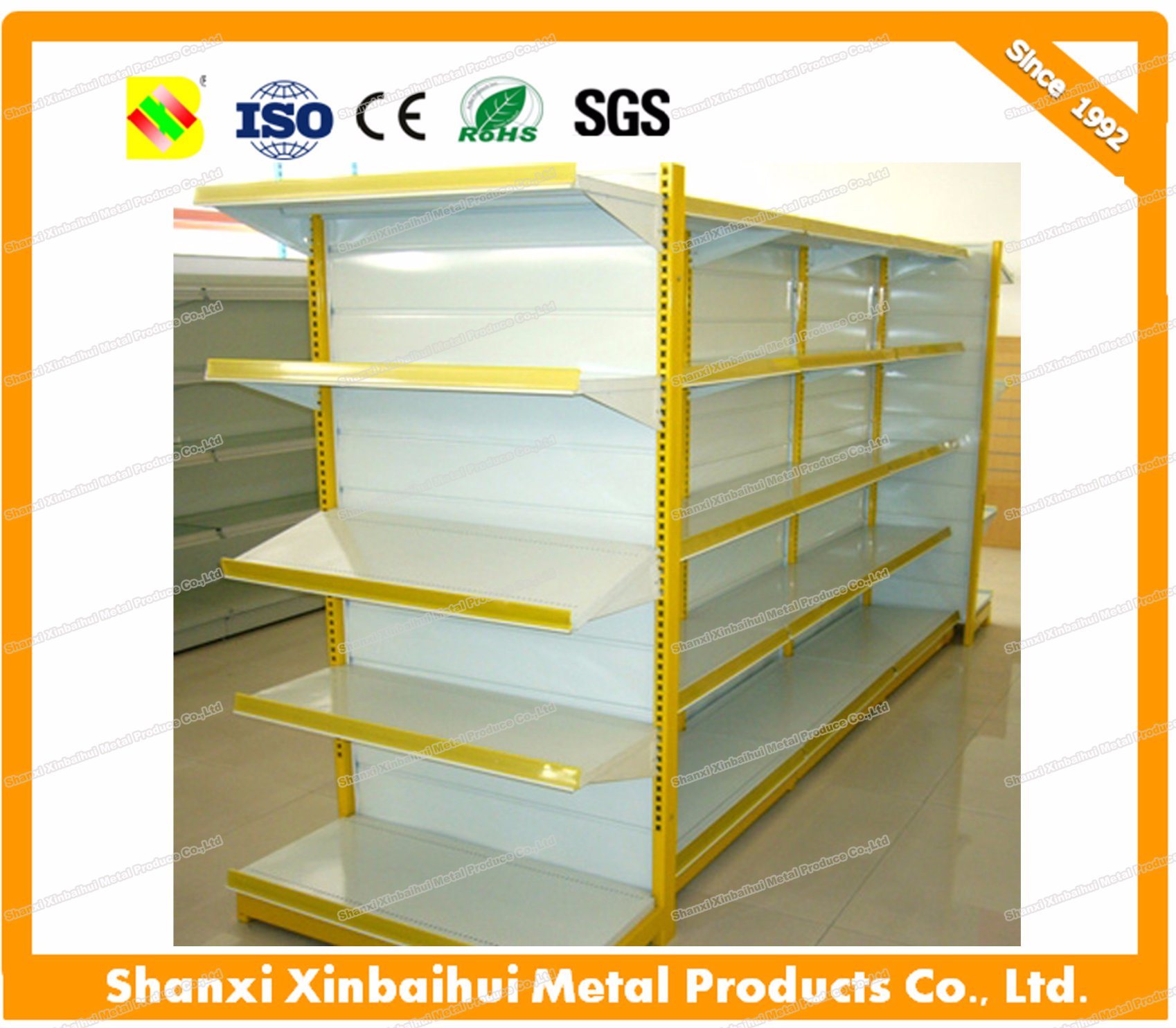 Factory Outlet High Quality Double Sides Back Panel Supermarket Shelf