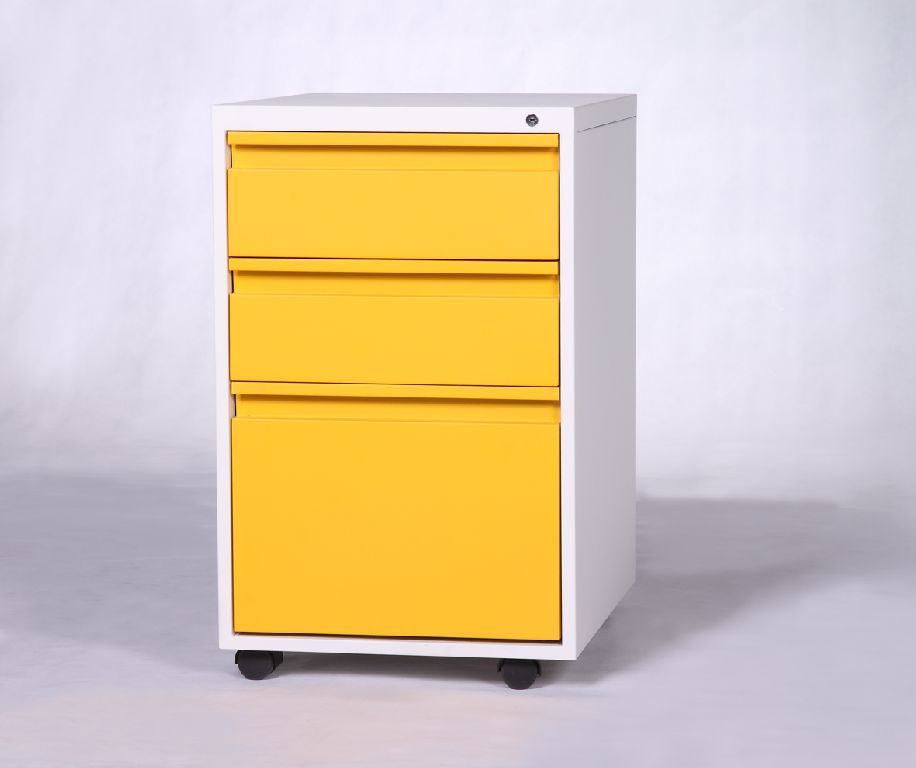 3 Drawer Mobile Filing Cabinet Under Desk