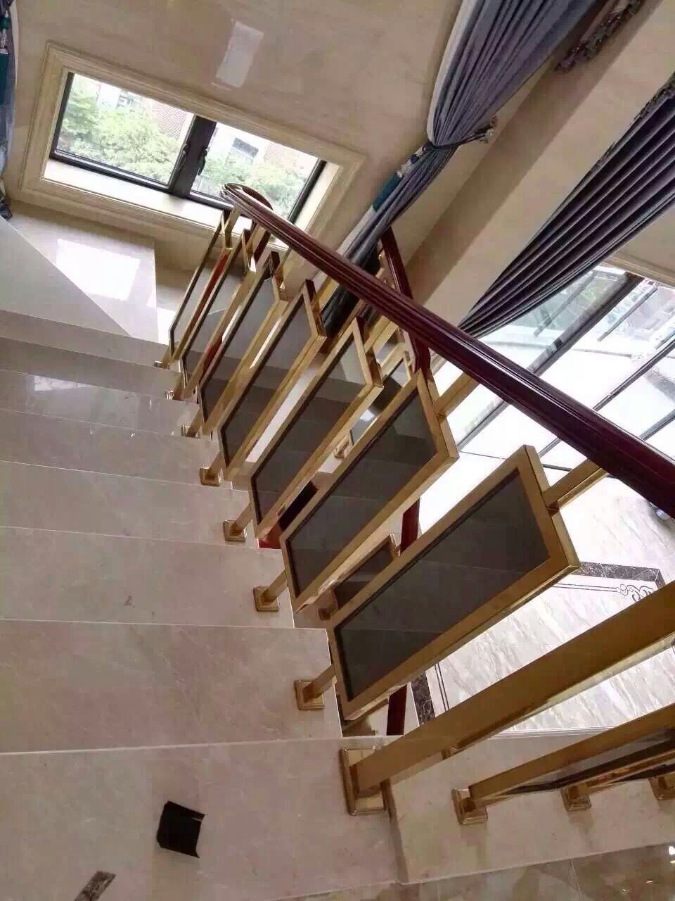 New Fashion and Personality Solid Wood Glass Handrail