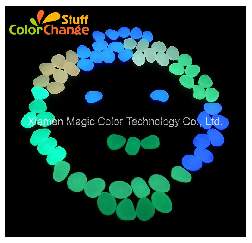 Color Series of Glow in The Dark Pebbles