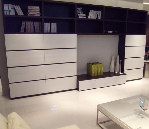 Apartment Villa Home Wooden New TV Cabinet Set