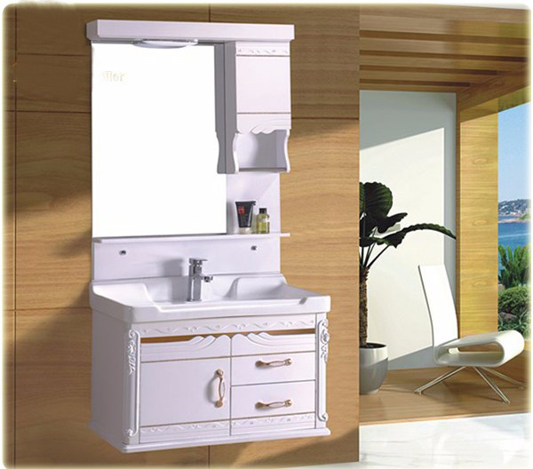 Commercial Hangzhou Bathroom Cabinet PVC 2017 Low Price Model No. Am-2427