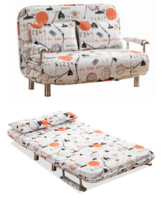 Love Seat Fabric Sofabed for Small Unit