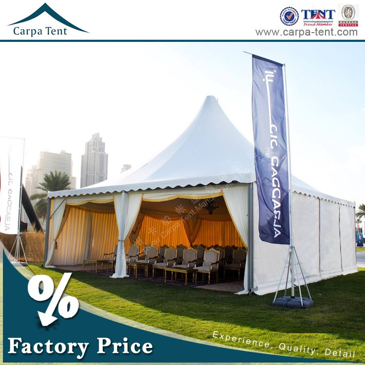 Large Wedding Decorated Marquee Pagodas 10mx10m with Banquet Chairs and Tables for Catering