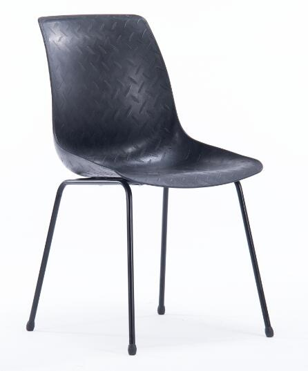 PP Plastic Morden Metal Dining Chair