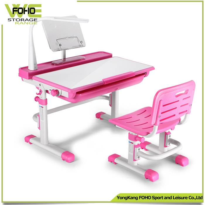 Ergonomic Children Desk Kids Writing Learning Height Adjustable Child Reading Table