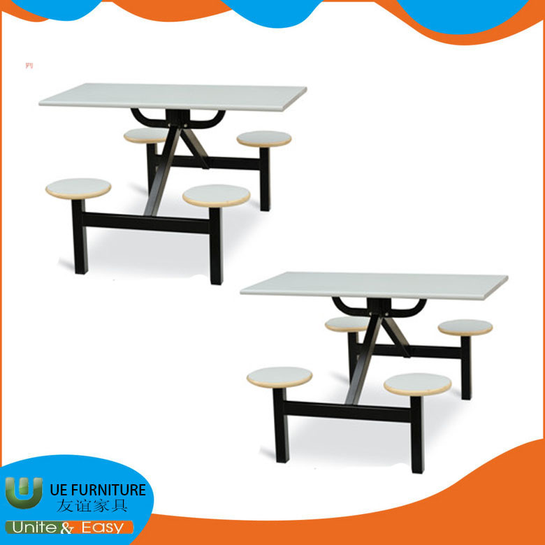 University Student Dining Hall Canteen Table and Chair Set