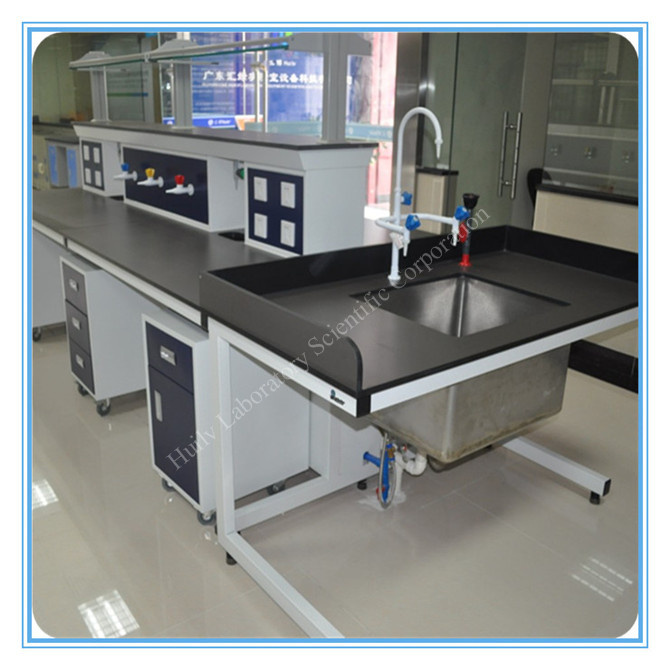 2015 New Design China School Steel Biological Lab Table