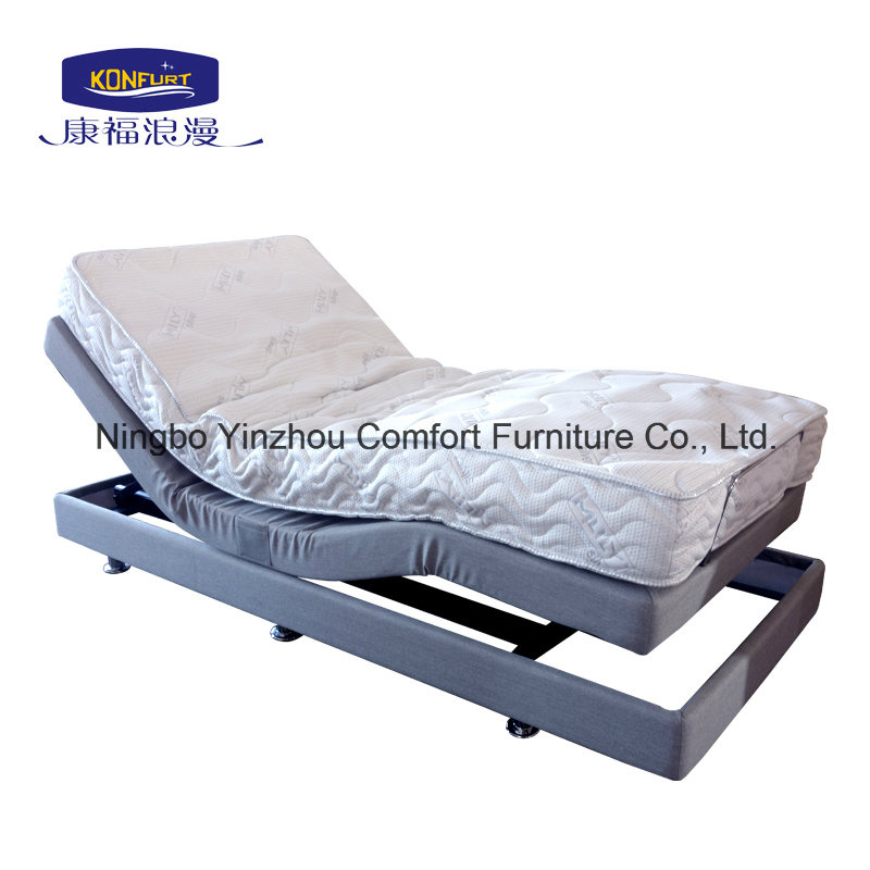 2016 Popular Home Furniture Adjustable Bed with Massage