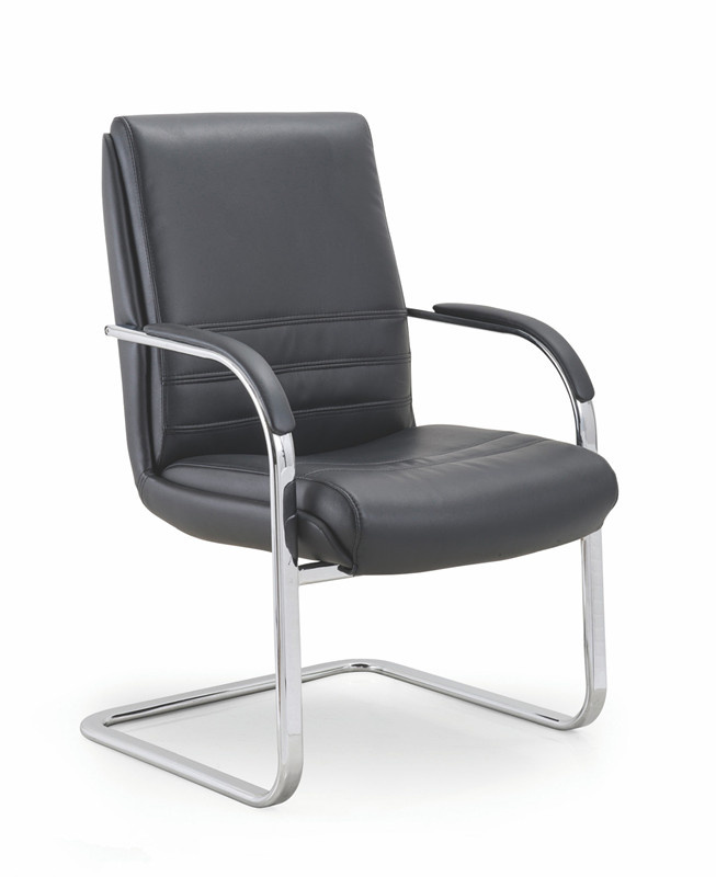 Low Back High-Density Foam Square Tube Visitor Waiting Chair