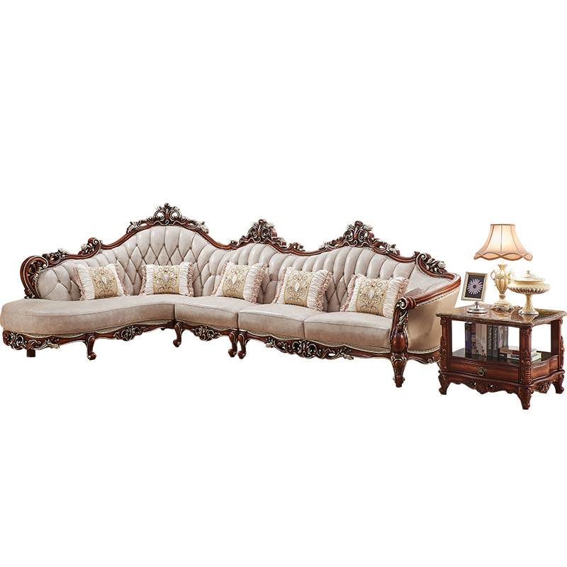 Real Leather Sofa for Living Room Furniture (812)