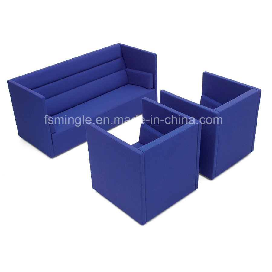 High Back Classic Hotel Furniture Uphostered Fabric Sofa