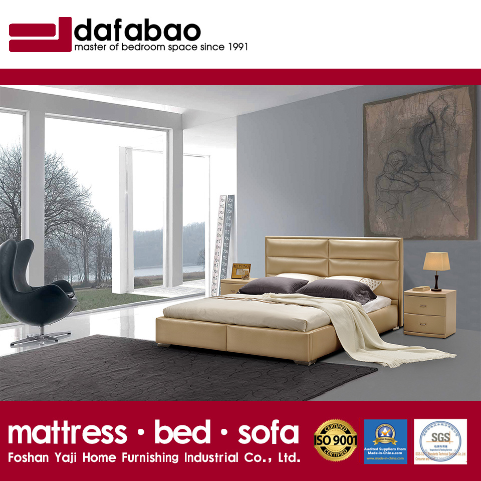 Leather King and Queen Size Bed (G7005)