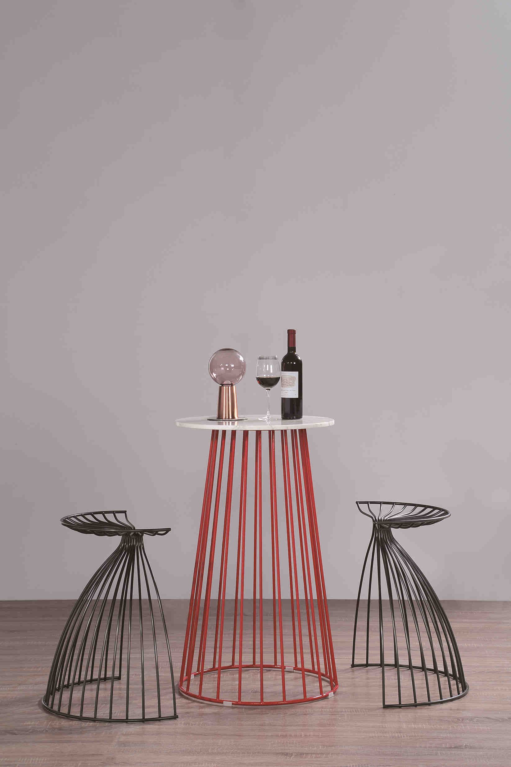 Hotsale Wire Metal Bar Stool High Chair with Morden Style