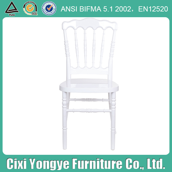 Durable White Color Plastic Napoleon Chair for Event