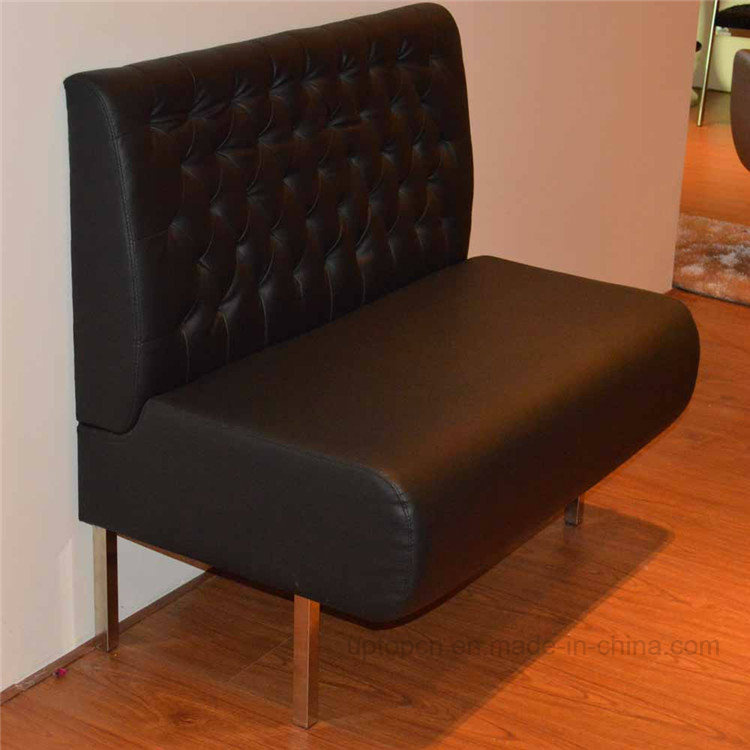 High Quality Luxury Leather Sofa for Restaurant Cafe Booth (SP-KS190)