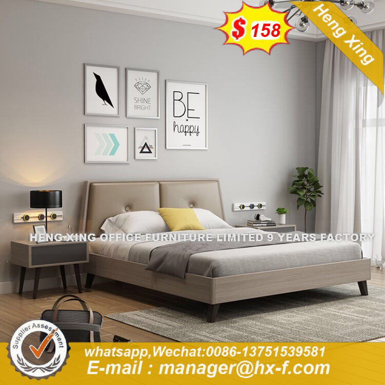 European Style Baroque Full Size Green Bed (HX-8ND9020)
