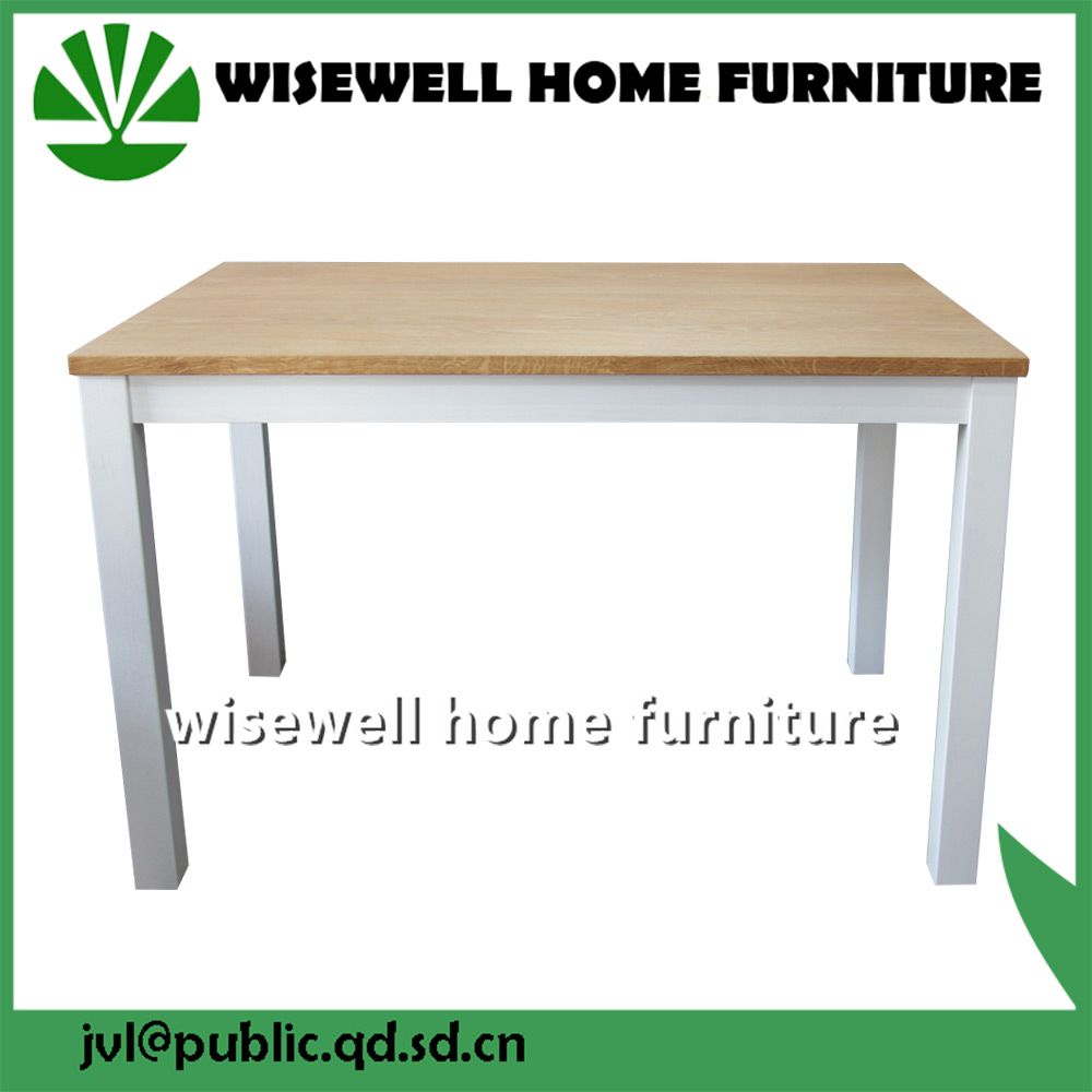 Oak Wood Rectangle Dining Room Table