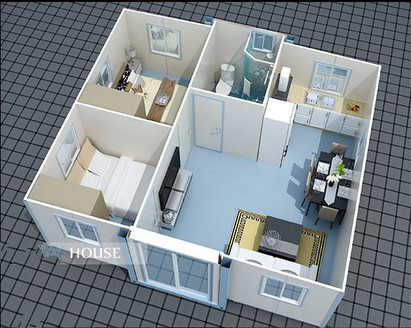 2015 New Design Flat Pack Container House