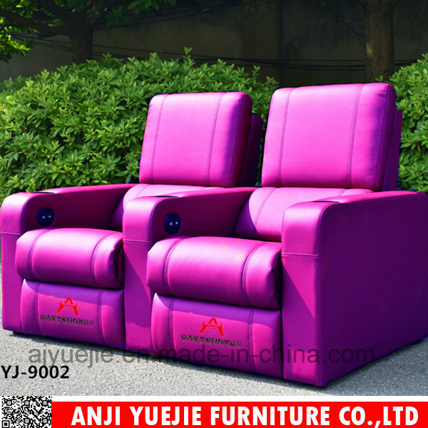 Leather Home Seating VIP Cinema Chair for Sale Yj9002