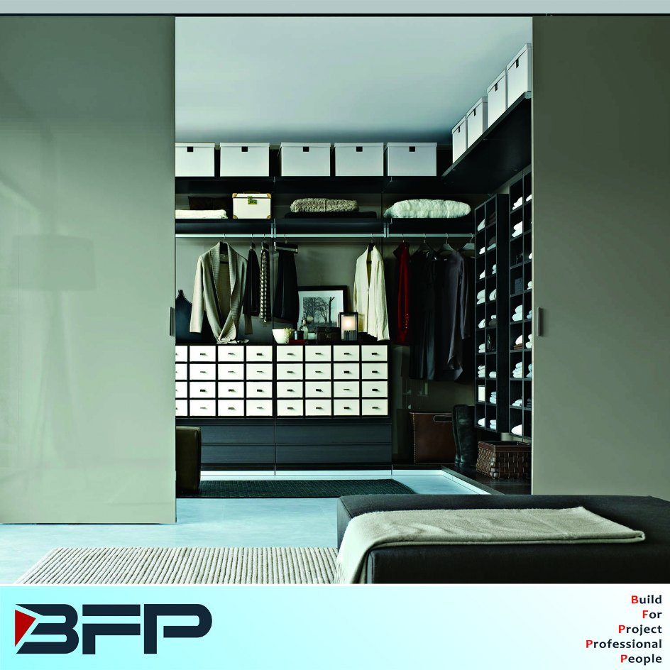 Modern Built in Bedroom Wardrobes with 3 Sliding Door