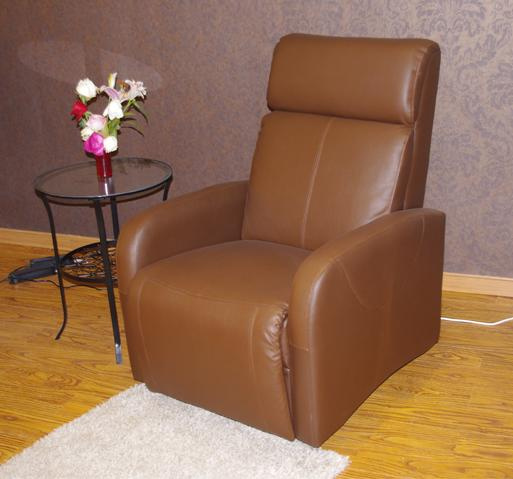 Genuine Leather Lift Chair, Powerful Recliner