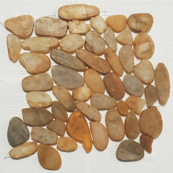 Landscaping Mesh Pebble Stone Mosaic