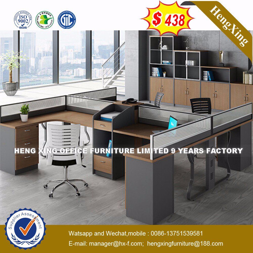 Factory Price PVC Edge Banding Cherry Color Office Partition (HX-8N2635)