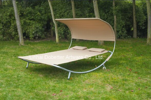 Double Seater Lounge with Canopy and Wheel