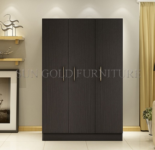 Factory Price Cheap New Wooden Bedroom Wardrobe Closet (SZ-WDT003)