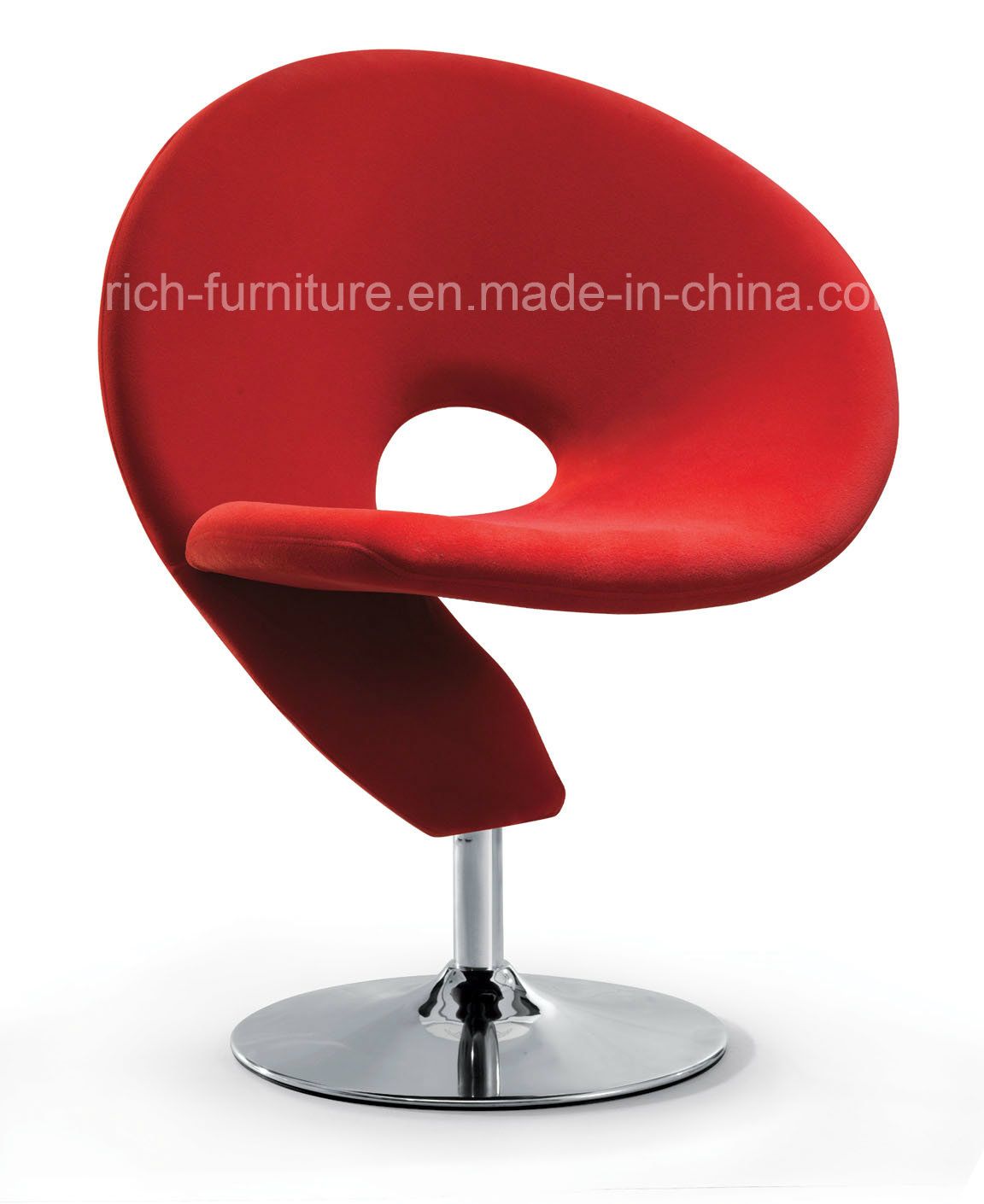 Modern Metal Base Swivel Bar Chair