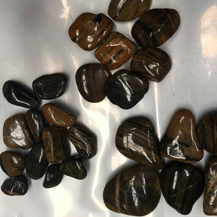 Bengal Strips High Polished Natural Cobble &Pebble Stone (SMC-PS013)