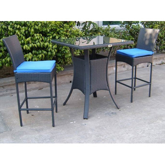 Wicker Bar Set Outdoor Furniture (BF-1008)