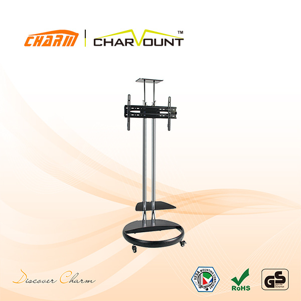 High Quality TV Trolley Furniture with Wheels, Removable TV Trolley Designs (CT-FTVS-T128)