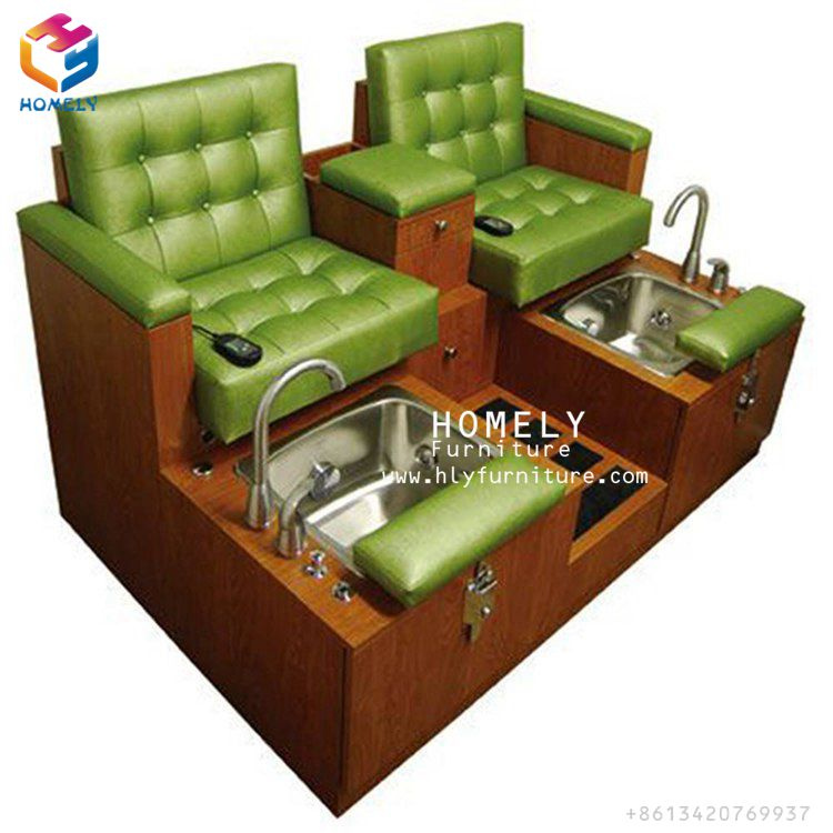 Elegant Double Seater SPA Salon Pedicure Chair/Pedicure Bench Station