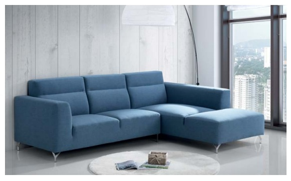 Simple Modern Living Room Fabric Sofas