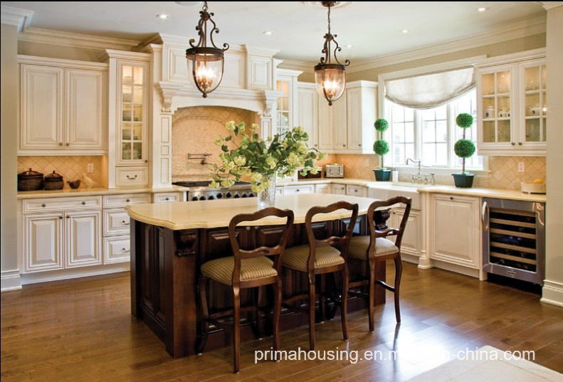 American Solid Wood Maple Kitchen Cabinet (PR-K2023)