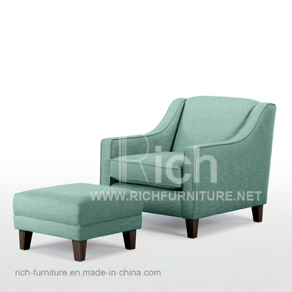2015 New Design Hotel Bedroom Lounge Chair with Ottoman