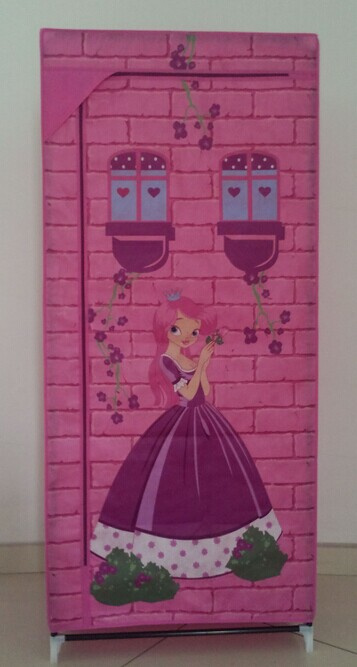 Cartoon Printing Non-Woven Wardrobe