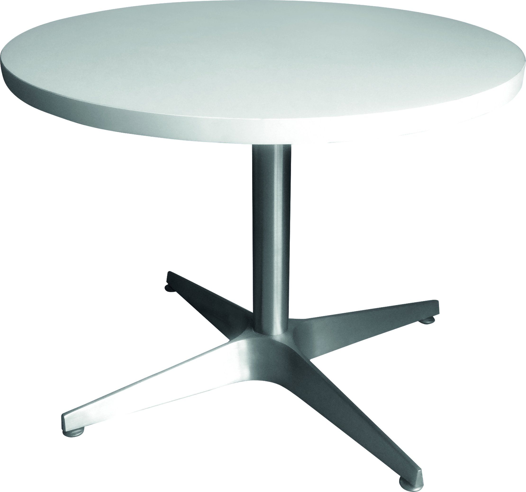 HPL Round Wooden Top End Lamp Side Sofa Coffee Table