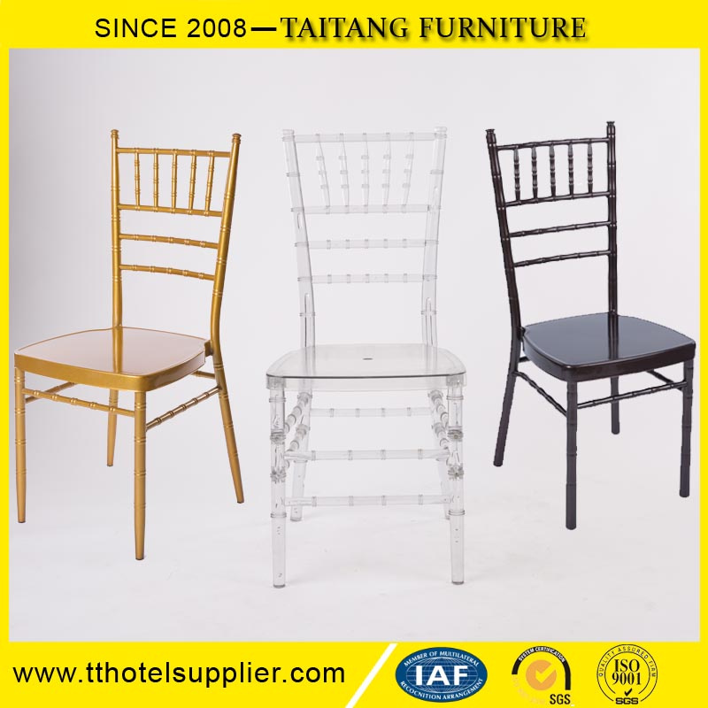 Stacking Metal Hotel Restaurant Banquet Wedding Tiffany Chair