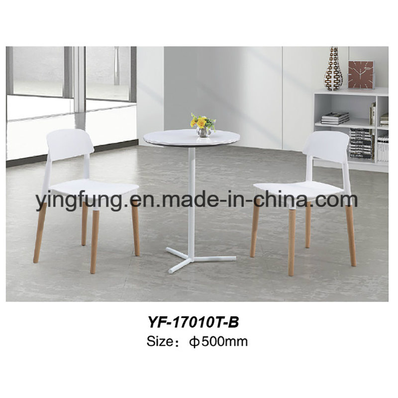 Modern Furniture Style Coffee Table with Tempered Glass (YF-T17010-B)