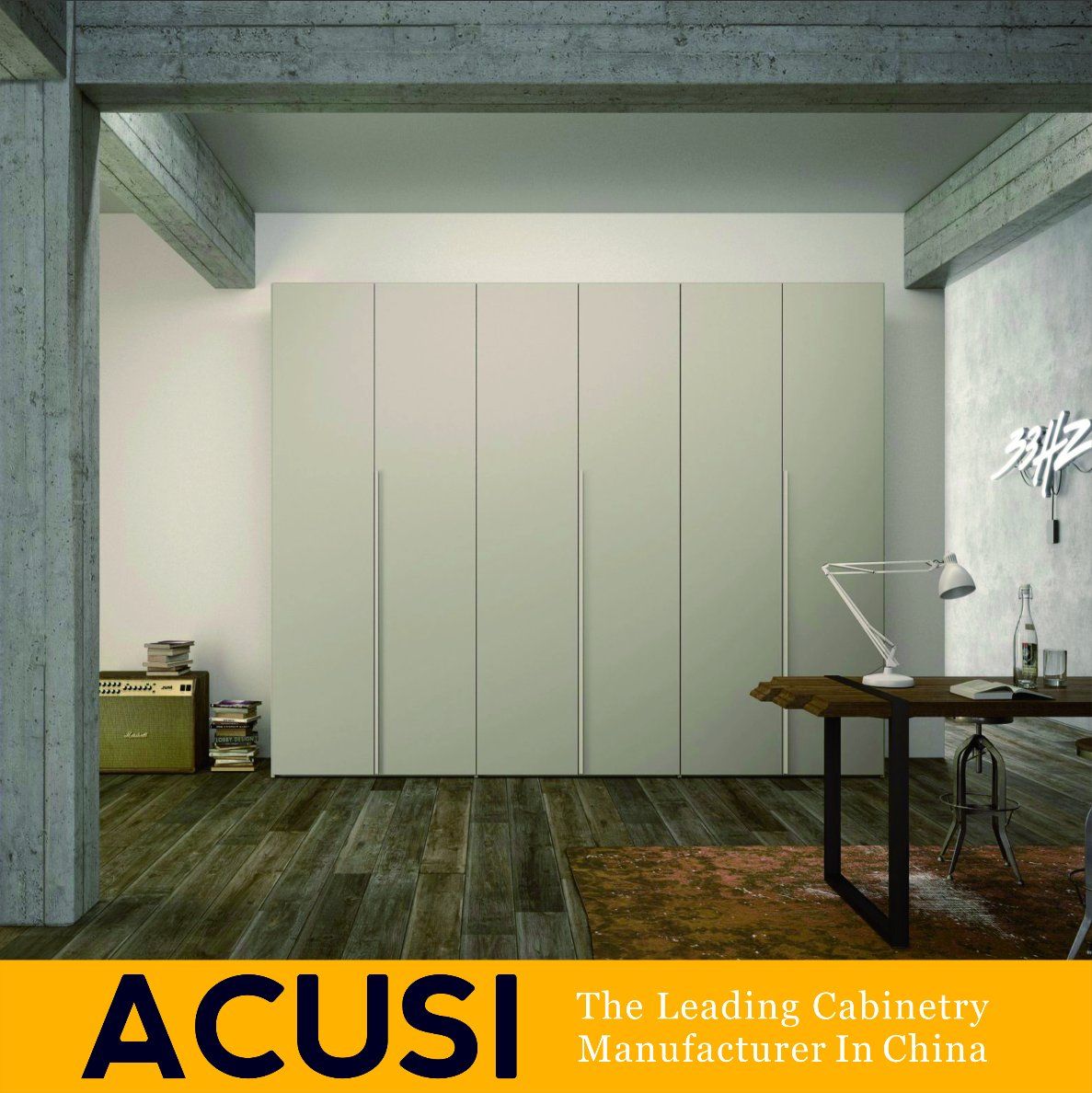Wholesale Hot Selling Modern Simple Style Hinged Door Wardrobe (ACS3-H14)