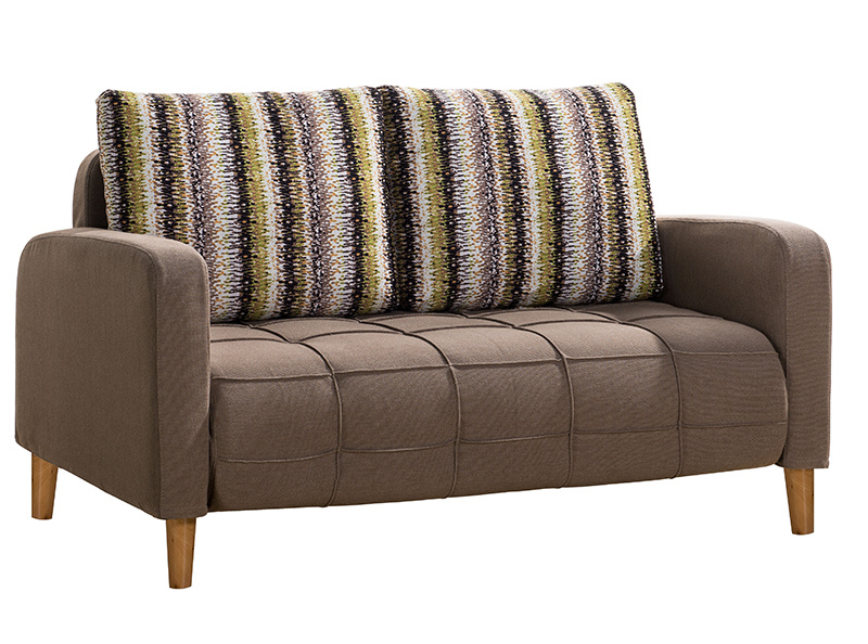 Double Seat Folding Couch for Hotel or Living Room Sofa Bed Mechanism