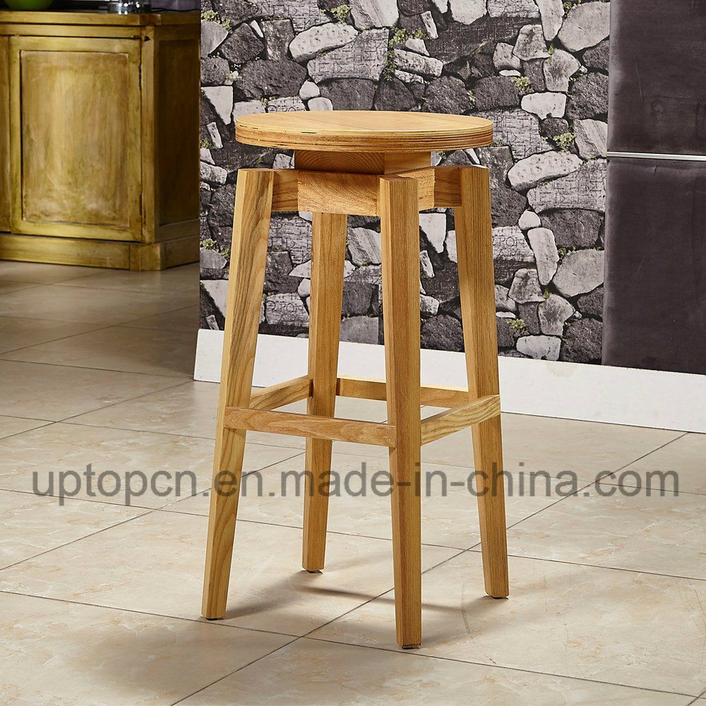Wholesale Ash Solid Wood High Bar Stool (SP-HBC254)