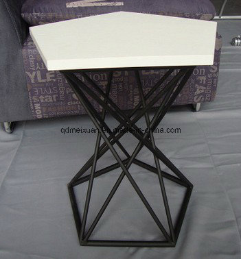 Creative Office Pentagram Sitting Room Sofa Wholesale Tea Table Contracted Manufacturers Custom-Made Metal Tea Table (M-X3317)